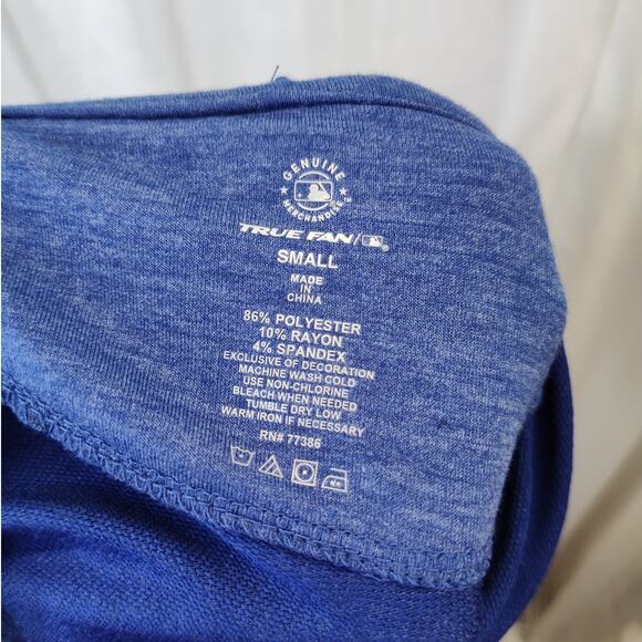 MLB True Fan Chicago Cubs Hooded Henley w/ Pocket, Small, NWT - Picture 9 of 9